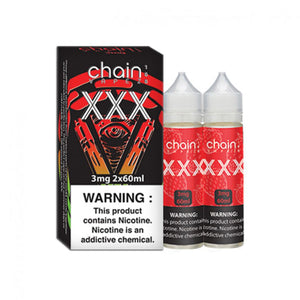 XXX by Chain Vapez 120mL (2x60mL) with Packaging