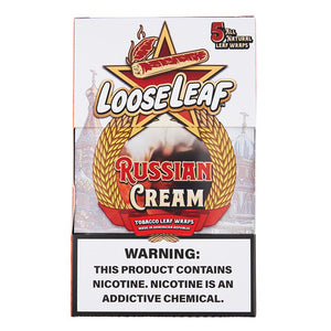 Loose Leaf – 5 wraps Single Pack Russian Cream