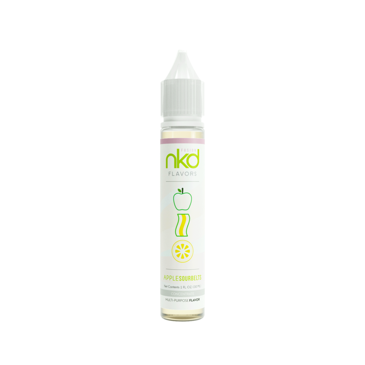 NKD Flavor Concentrate 30mL Bottle Apple Sourbelts