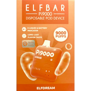 Elf Bar PI9000 Disposable | 9000 Puffs | 19mL | 4% Elf Dream Packaging