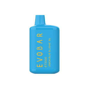 Evo Bar Disposable ET/BC5000 | 5000 Puff | 13mL | 5% Slushie Edition Lemon Blue Slushie