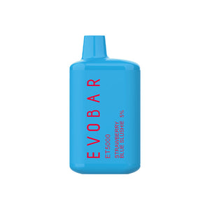 Evo Bar Disposable ET/BC5000 | 5000 Puff | 13mL | 5% Slushie Edition Strawberry Blue Slushie