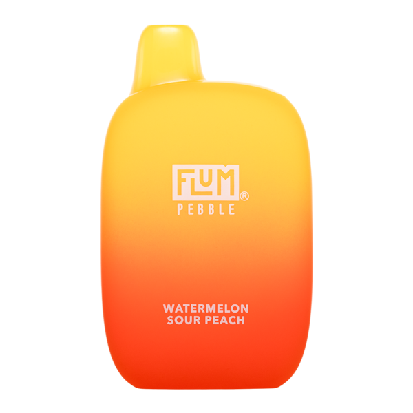 Flum Pebble Disposable 6000 Puffs 14mL 50mg Watermelon Sour Peach