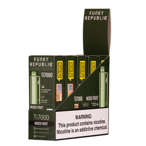 Funky Republic Ti7000 Disposable Mixed Fruit with Packaging