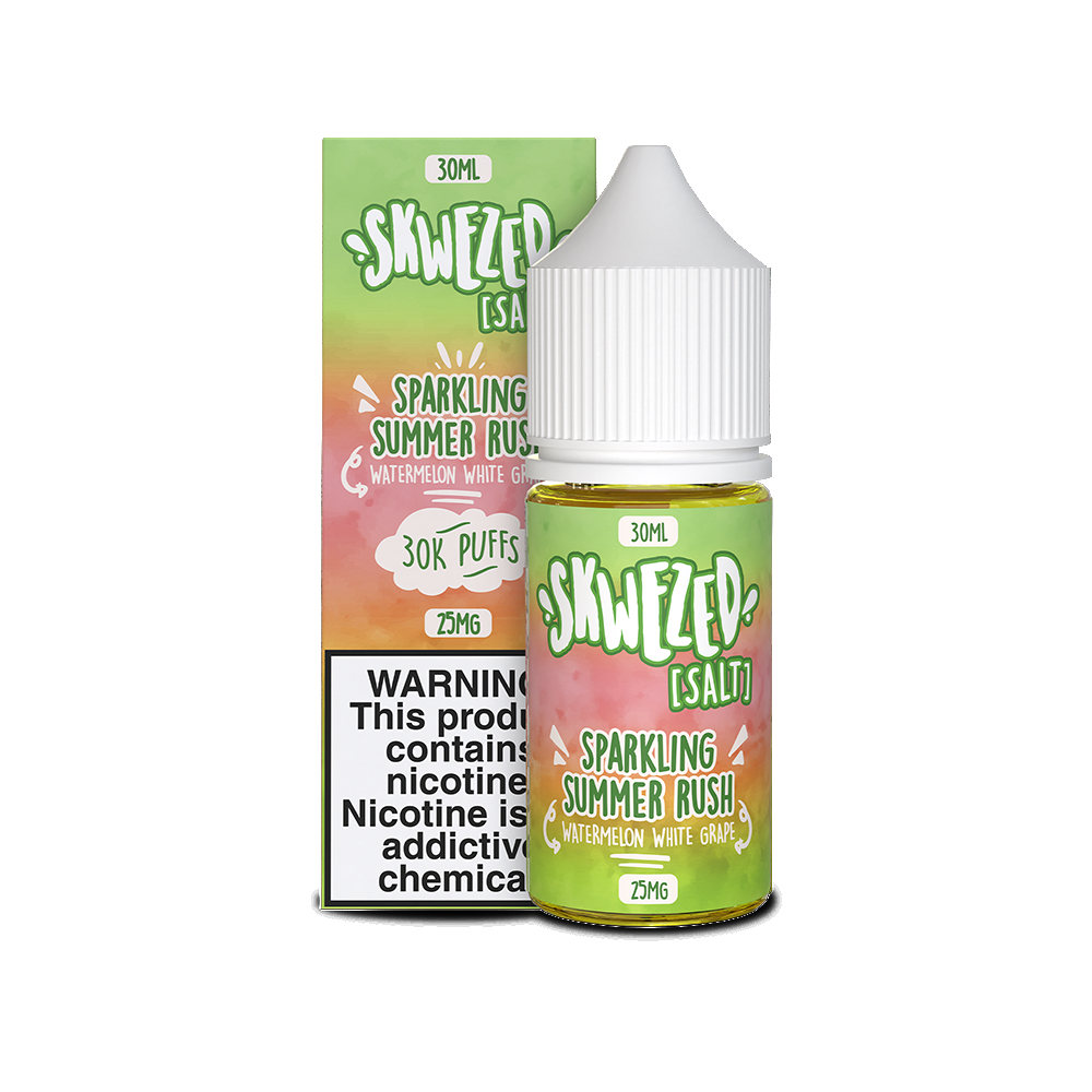 Sparkling Summer Rush (Watermelon White Grape) by Skwezed Salt Series 30ml bottle