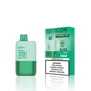 SWFT Icon Disposable | 7500 Puffs | 17mL | 5% Lemon Mist Ice with Packaging