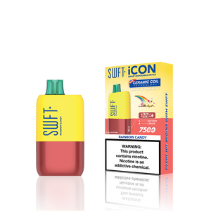 SWFT Icon Disposable | 7500 Puffs | 17mL | 5%  Rainbow Candy with Packaging