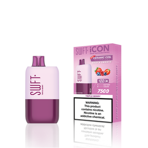 SWFT Icon Disposable | 7500 Puffs | 17mL | 5% Triple Berry with Packaging