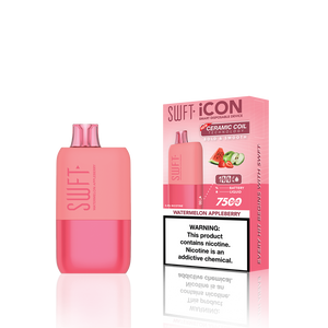 SWFT Icon Disposable | 7500 Puffs | 17mL | 5% Watermelon Appleberry with Packaging