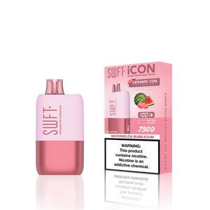 SWFT Icon Disposable | 7500 Puffs | 17mL | 5% Watermelon Bubblegum with Packaging 