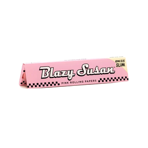 Blazy Susan King Size Slim Rolling Papers (50ct) Pink Papers