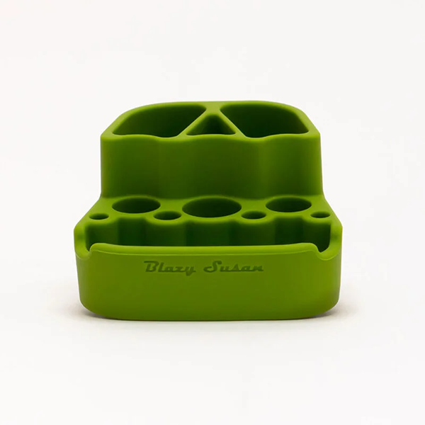 Blazy Susan Silicone Dab Station Green