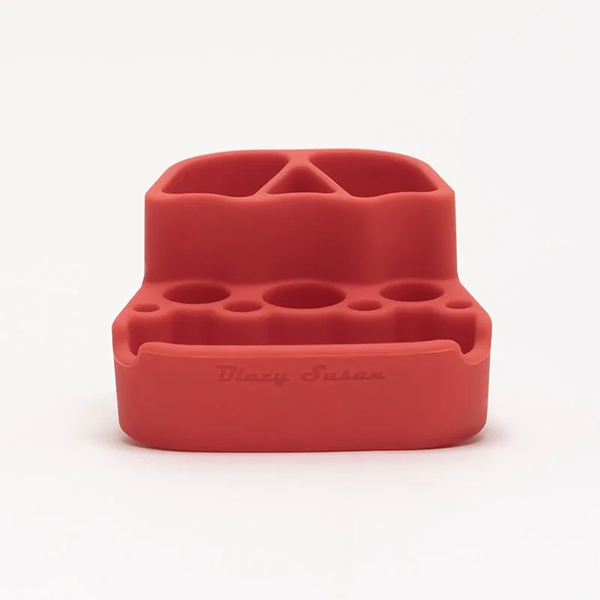 Blazy Susan Silicone Dab Station Red