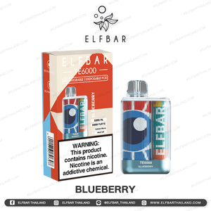 Elf Bar TE6000 Disposable Blueberry with Packaging