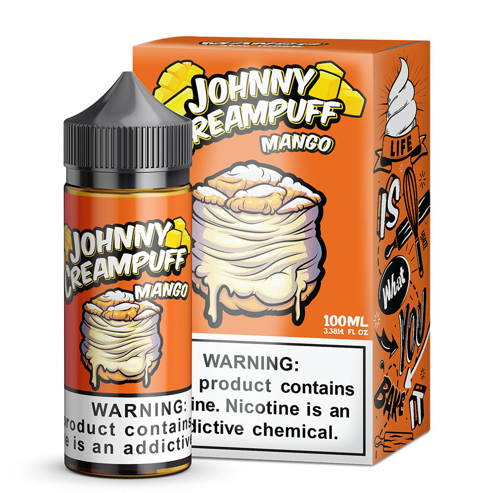 Mango by Tinted Brew – Johnny Creampuff TF-Nic Series 100mL With Packaging