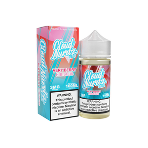 Very Berry Hibiscus Iced by Cloud Nurdz TFN 100mL with packaging