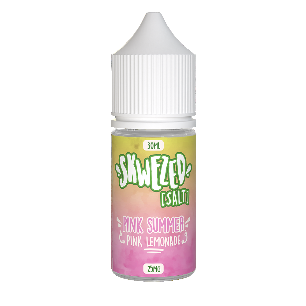 Pink Summer (Pink Lemonade) by Skwezed Salt Series 30mL bottle