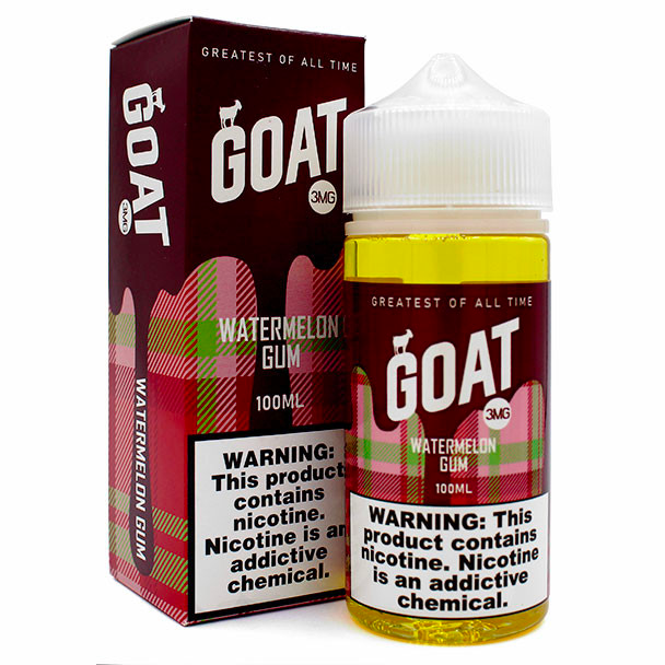 Watermelon Gum by GOAT Series Drip More 100mL 3mg With Packaging