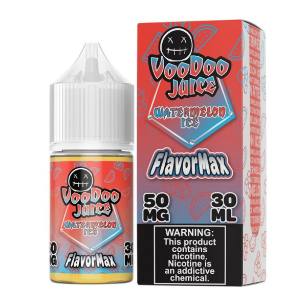 Watermelon Ice by Voodoo Juice FlavorMax Salts Series 30mL 50mg With Packaging