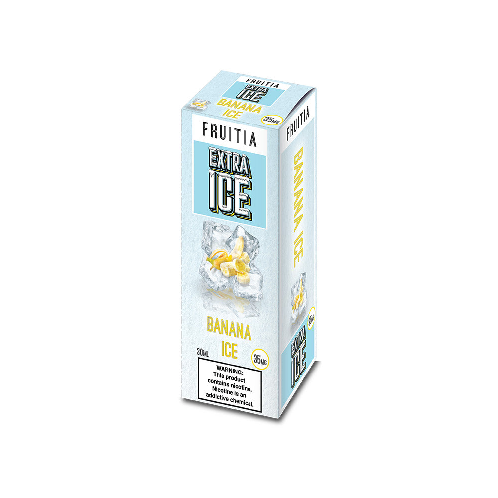 Banana Ice by Fruitia Extra Ice 30mL 35mg Packaging