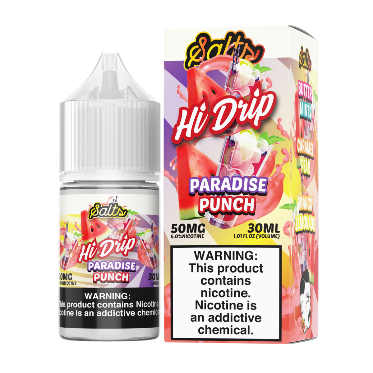 Paradise Punch by Hi Drip Salts 30ML 50mg With Packaging