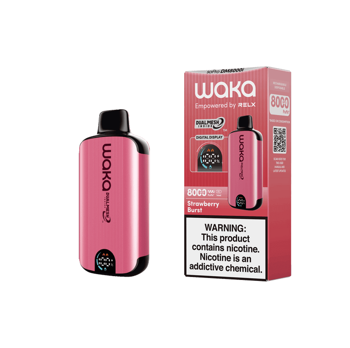 WAKA SoPro DM8000 17mL 8000 Puff Disposable Strawberry Burst