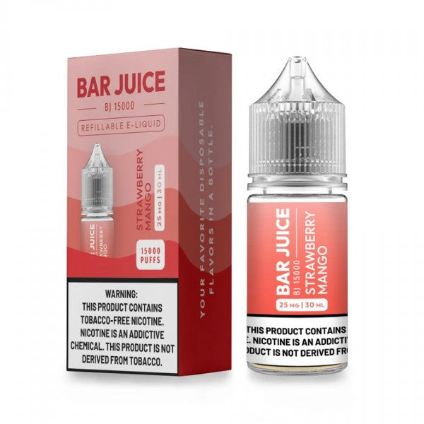 Strawberry Mango by Bar Juice BJ15000 Salts 25mg 30mL With Packaging