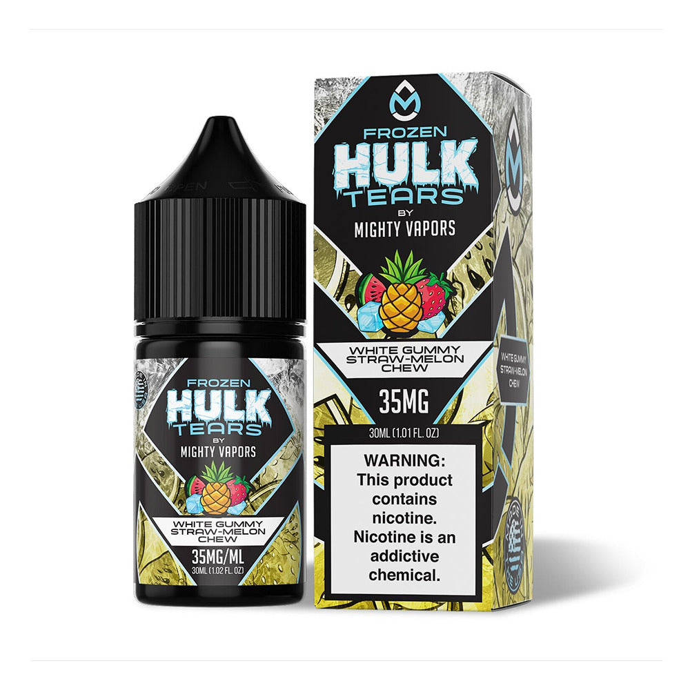 White Gummy | Mighty Vapors Hulk Tears Salts | 30mL with packaging