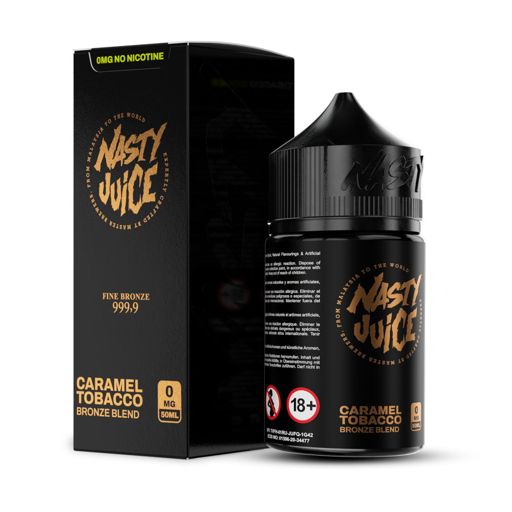 Bronze Blend by Nasty Juice E-Liquid 60mL (Freebase) with packaging