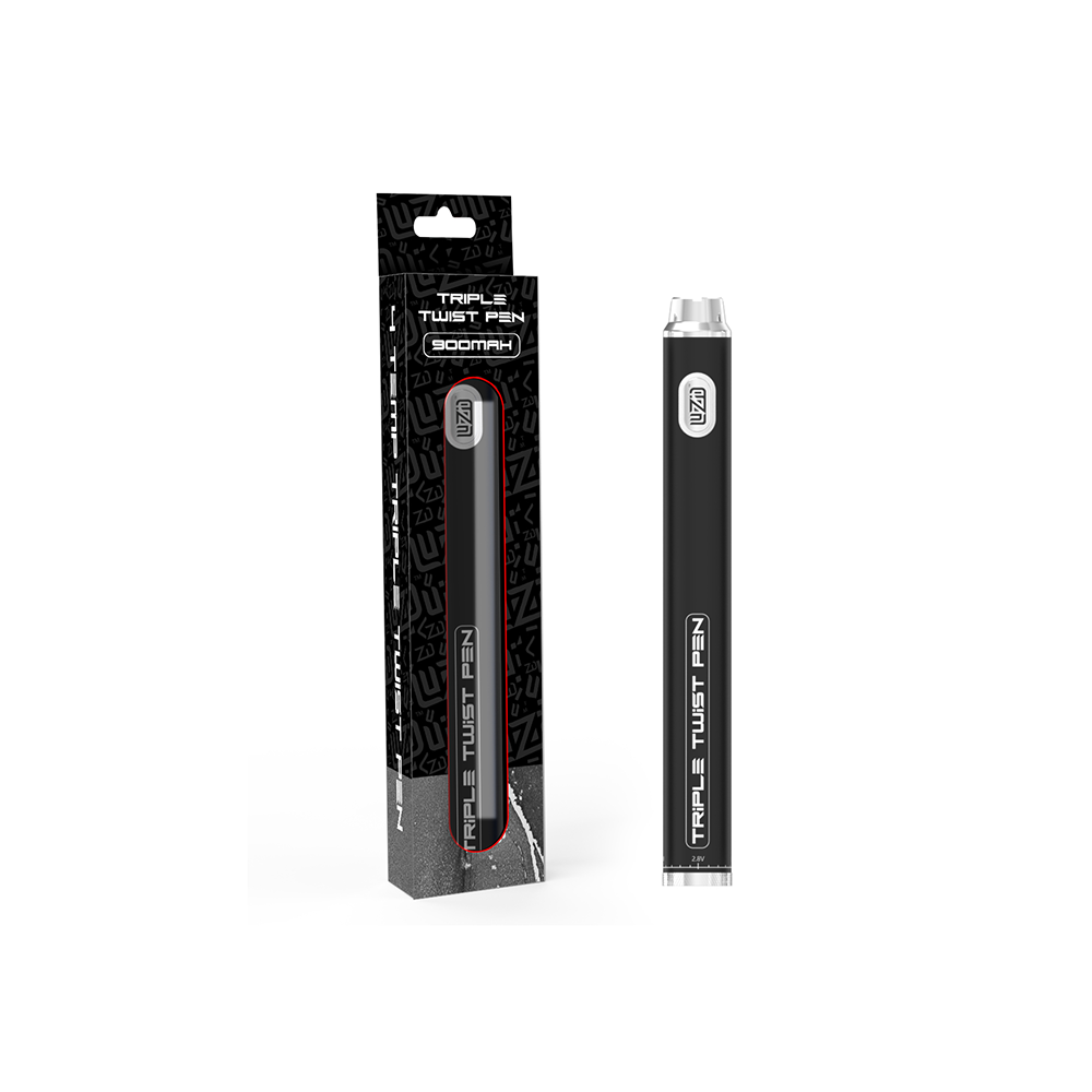 Luzid Triple Twist 510 Battery | 900mAh Black