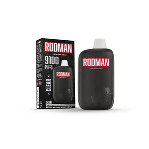 Aloha Sun Rodman 9100 Puffs 16mL 50mg Disposable Clear with packaging