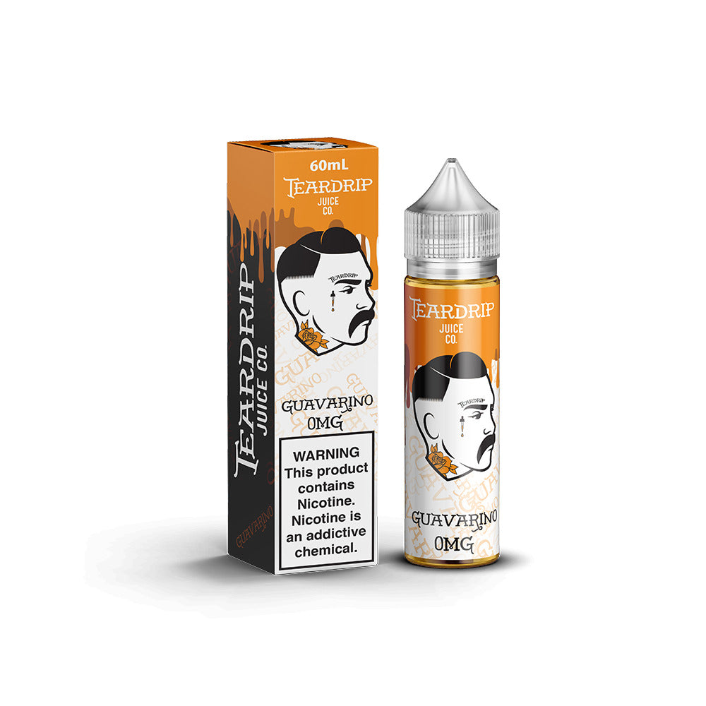 Guavarino by Tear Drip E-Liquid 60mL Freebase with packaging