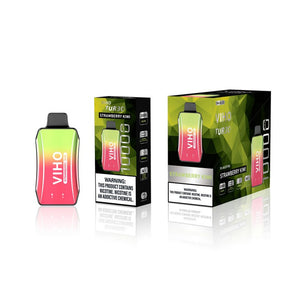 Viho Turbo 10000 Puffs (17mL) 50mg Disposable Strawberry Kiwi with packaging