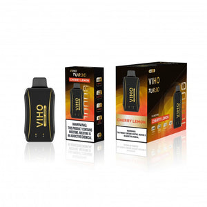 Viho Turbo 10000 Puffs (17mL) 50mg Disposable Chery Lemon with packaging