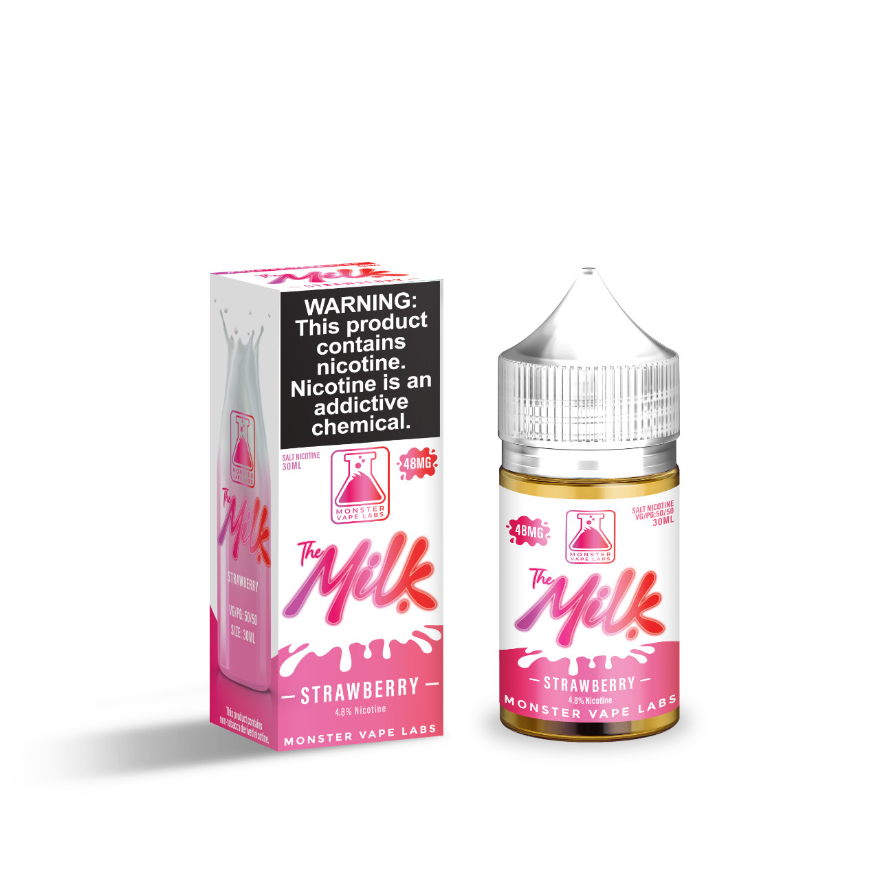 Strawberry | Milk Monster Salts | 30mL with packaging