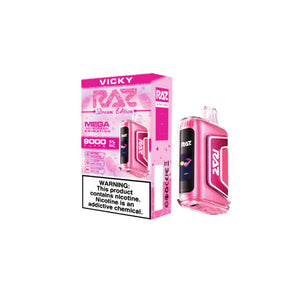 RAZ TN9000 9000 Puffs 12mL 50mg Disposable Vicky (Pink Lemonade) with packaging