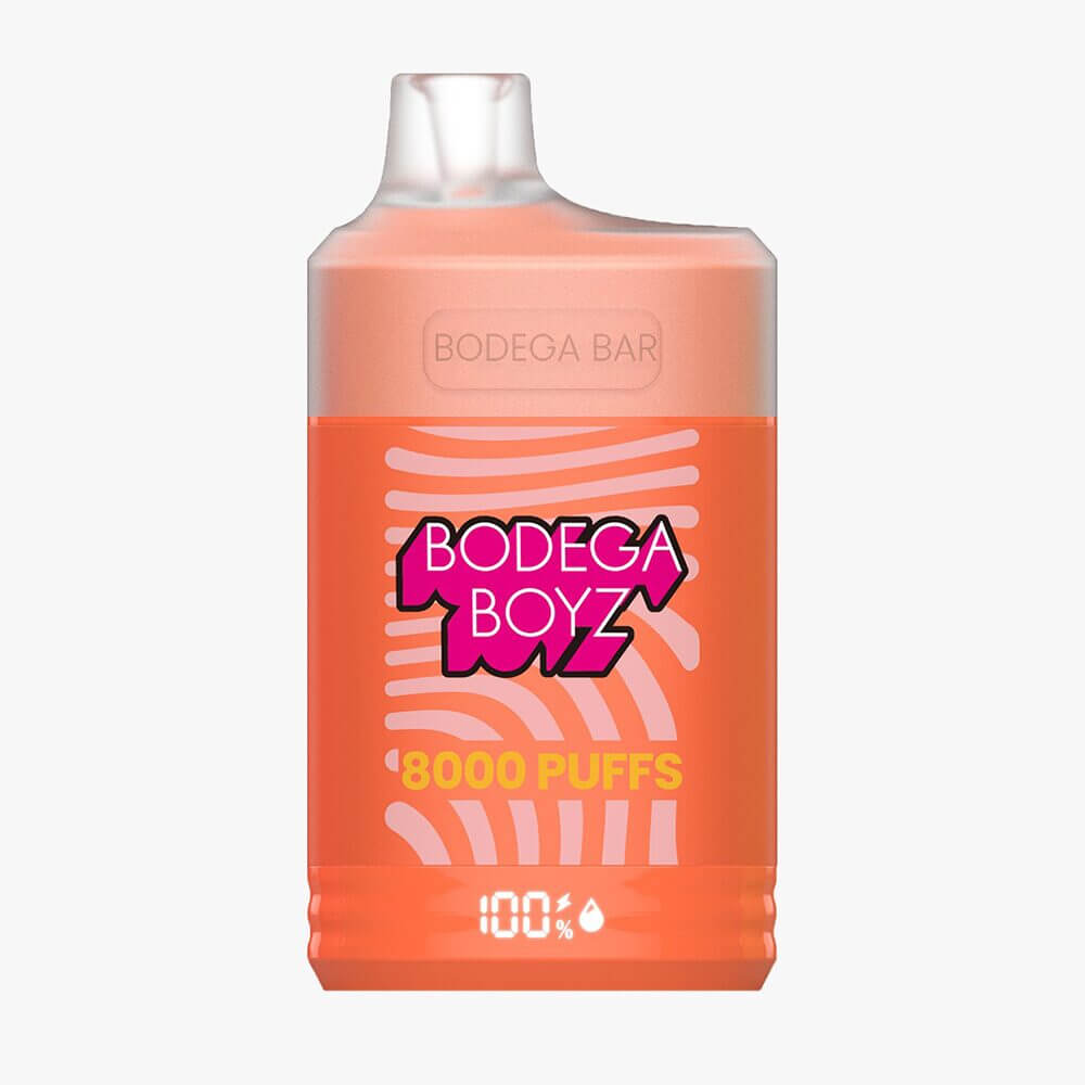 Bodega Bar 8000 Puffs 17mL 50mg Disposable Peach Mango Watermelon