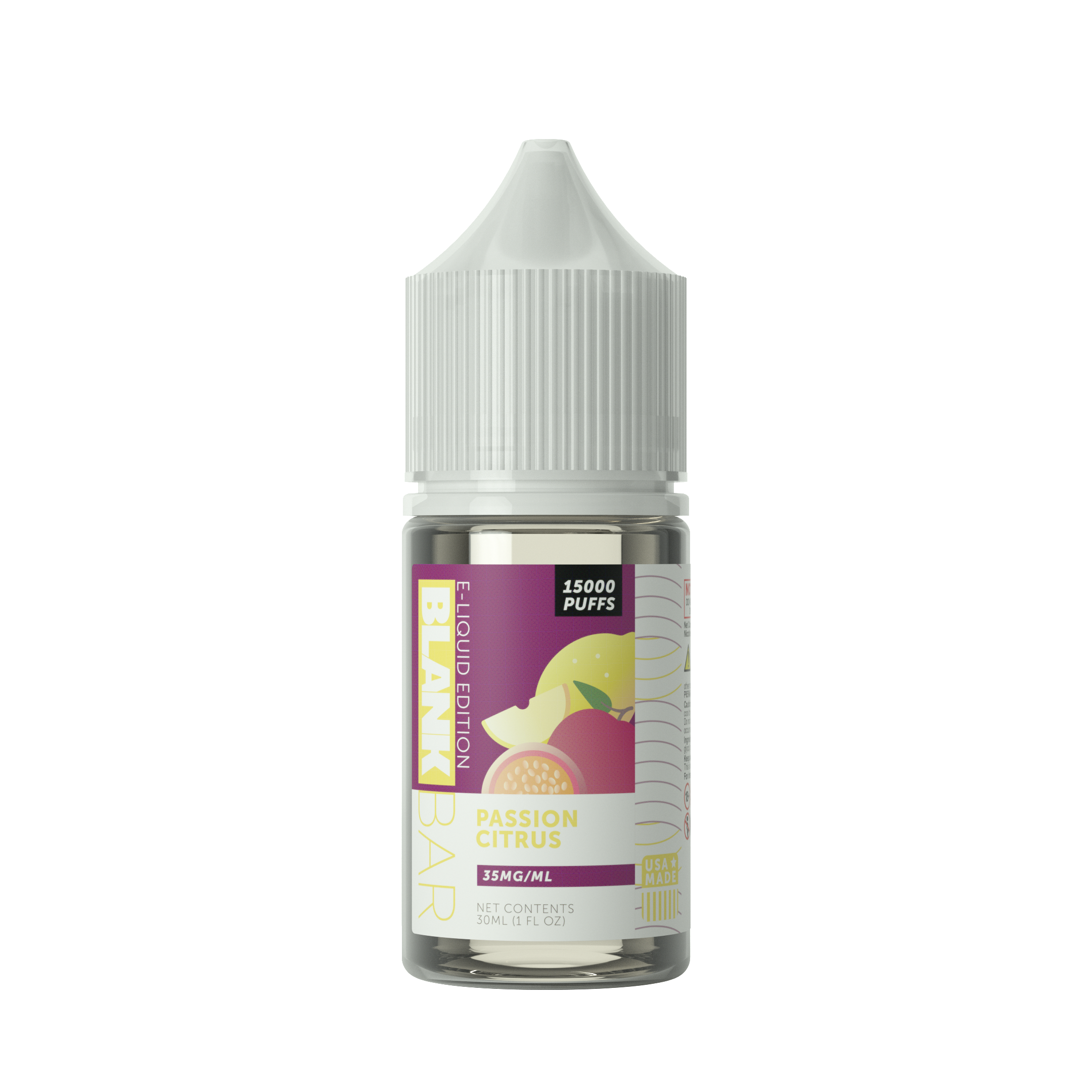 Passion Citrus | Blank Bar 15000 Puff | 30mL bottle