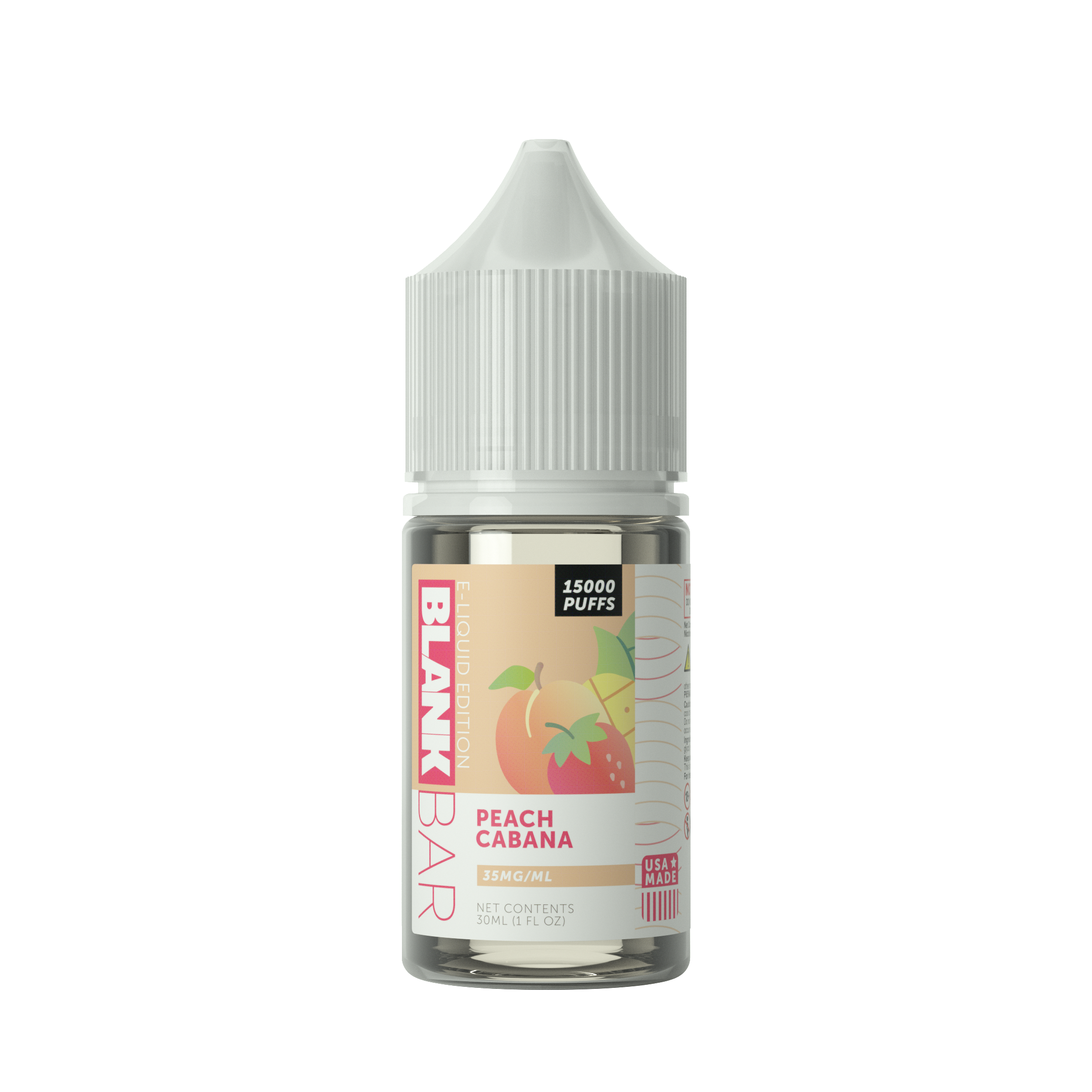 Peach Cabana | Blank Bar 15000 Puff | 30mL bottle