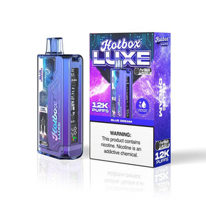 Puff HotBox Luxe Disposable 12000 puffs 20mL 50mg blue Dream