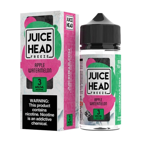 Apple Watermelon Freeze | Juice Head | 100mL 3mg bottle with packaging