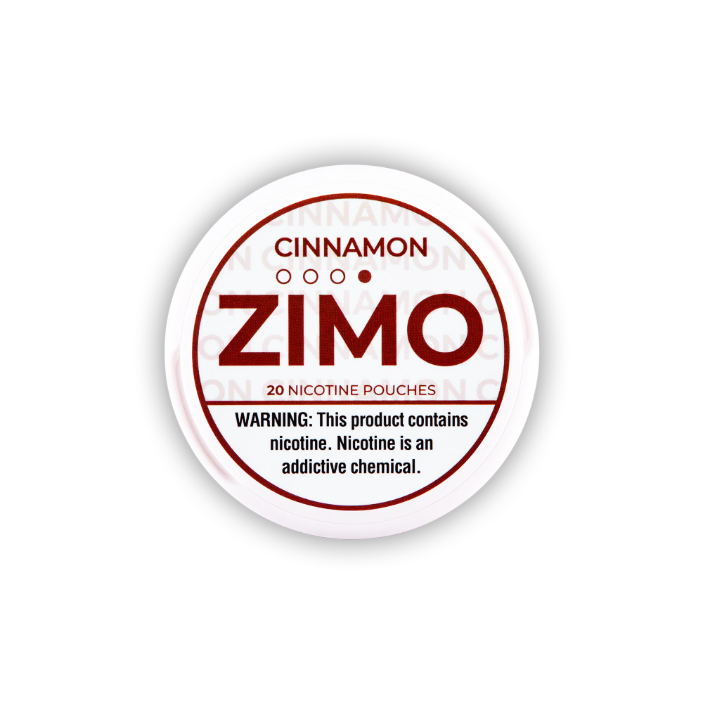 Zimo Nicotine Pouch 3-8mg x20 Pouch (5 Pack) Cinnamon 06mg