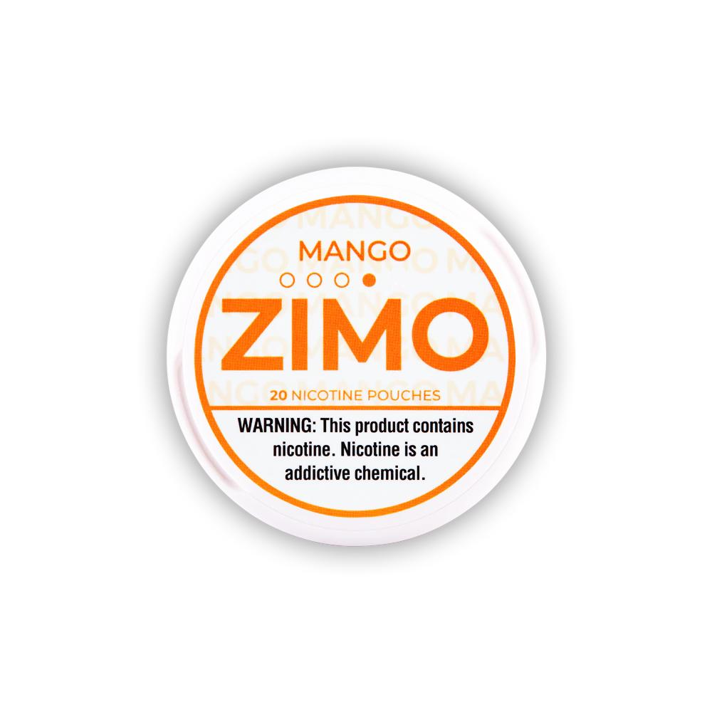 Zimo Nicotine Pouch 3-8mg x20 Pouch (5 Pack) Mango 06mg