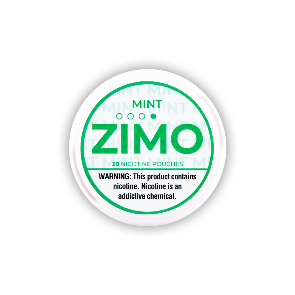 Zimo Nicotine Pouch 3-8mg x20 Pouch (5 Pack) Mint 06mg