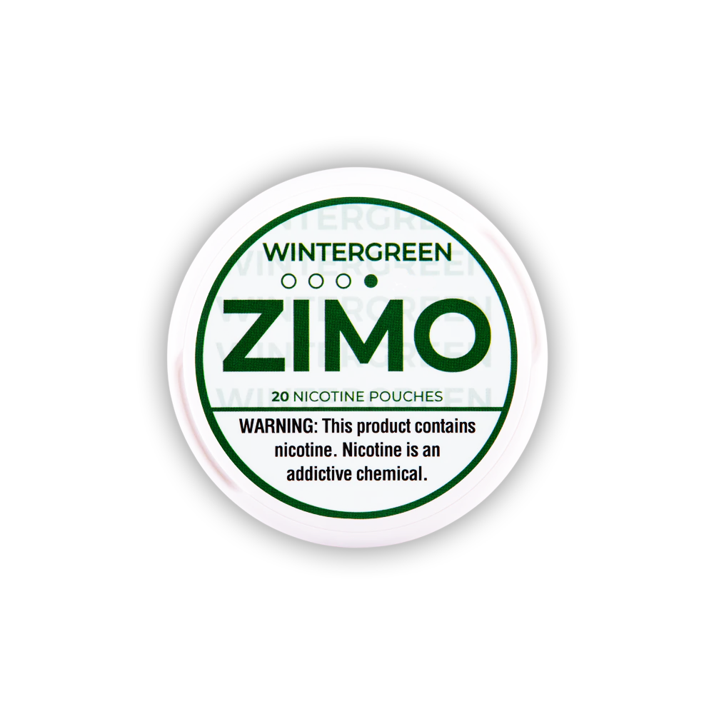 Zimo Nicotine Pouch 3-8mg x20 Pouch (5 Pack) Wintergreen 06mg