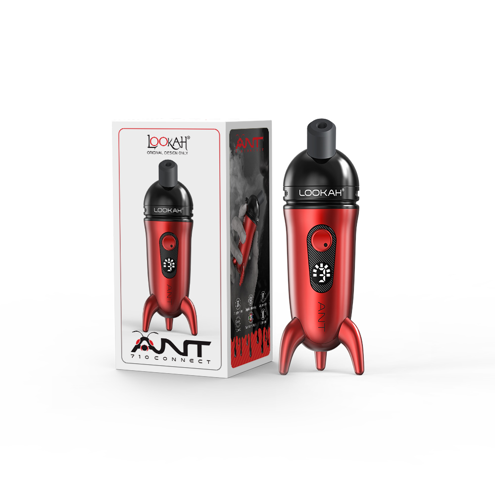 Lookah Ant 710 Battery Mod Red with packaging