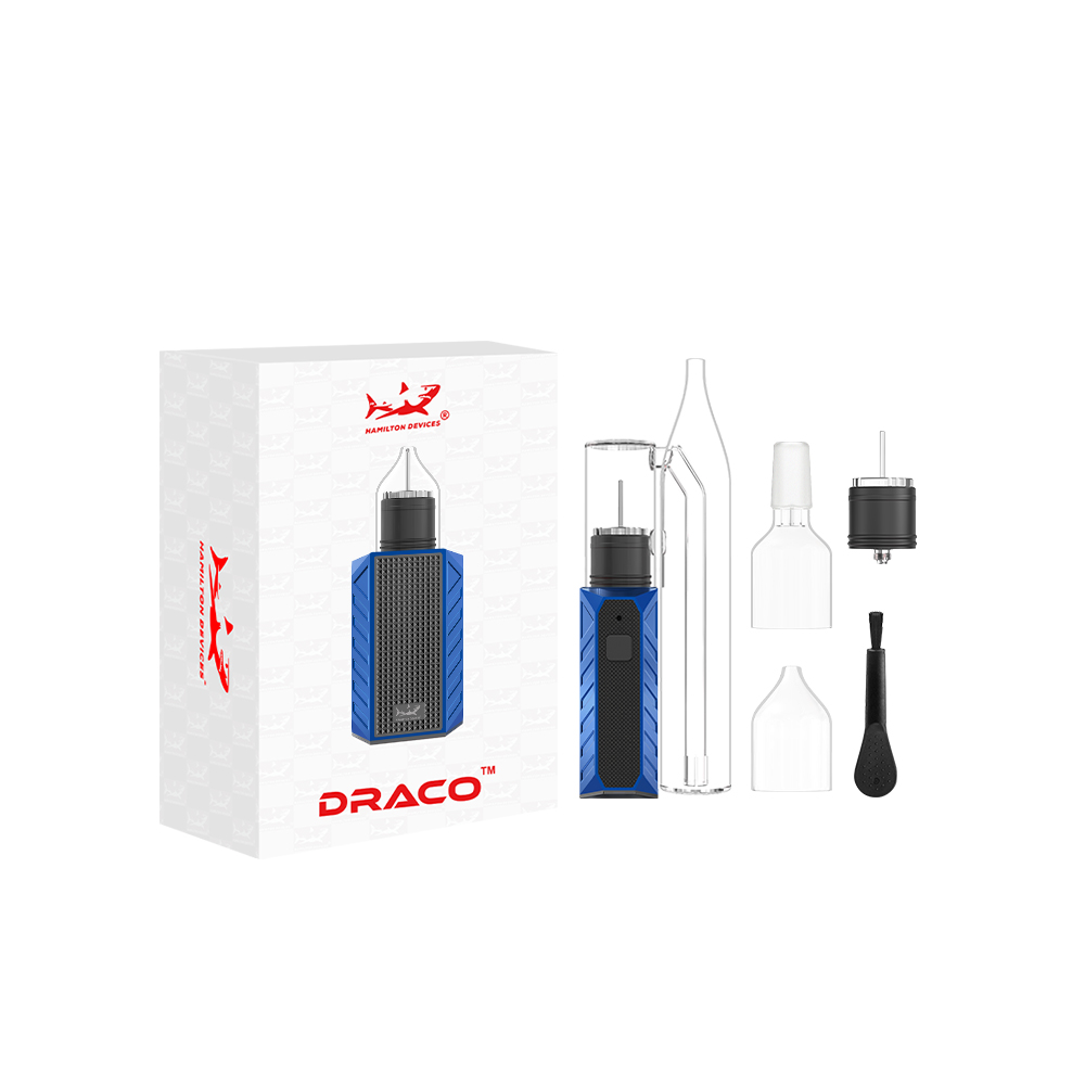 Hamilton Draco Dry Herb Kit Blue with packaging