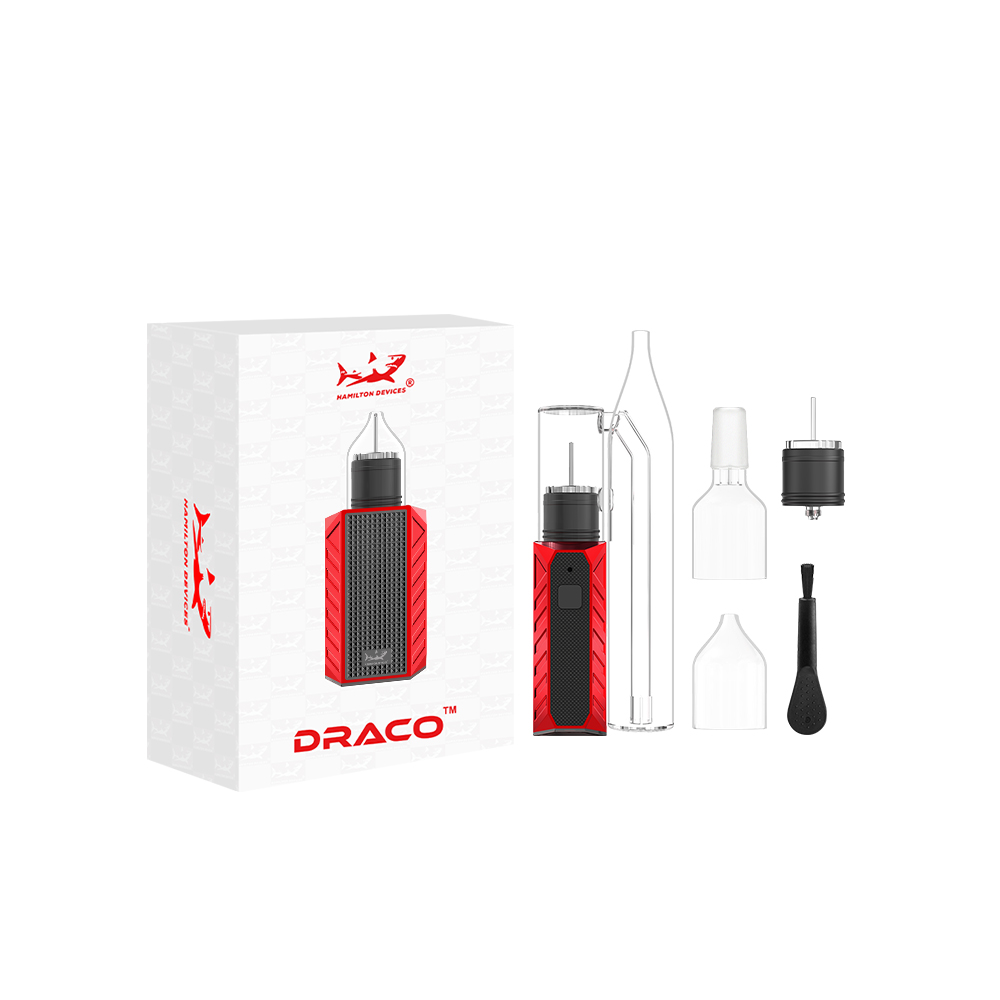 Hamilton Draco Dry Herb Kit Red with packaging