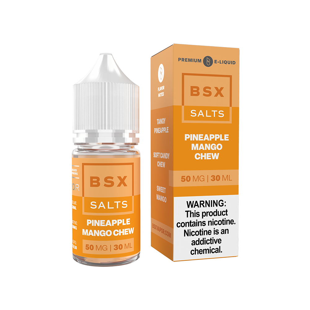 Pineapple Mango Chew | Glas BSX TFN Salts | 30mL with packaging