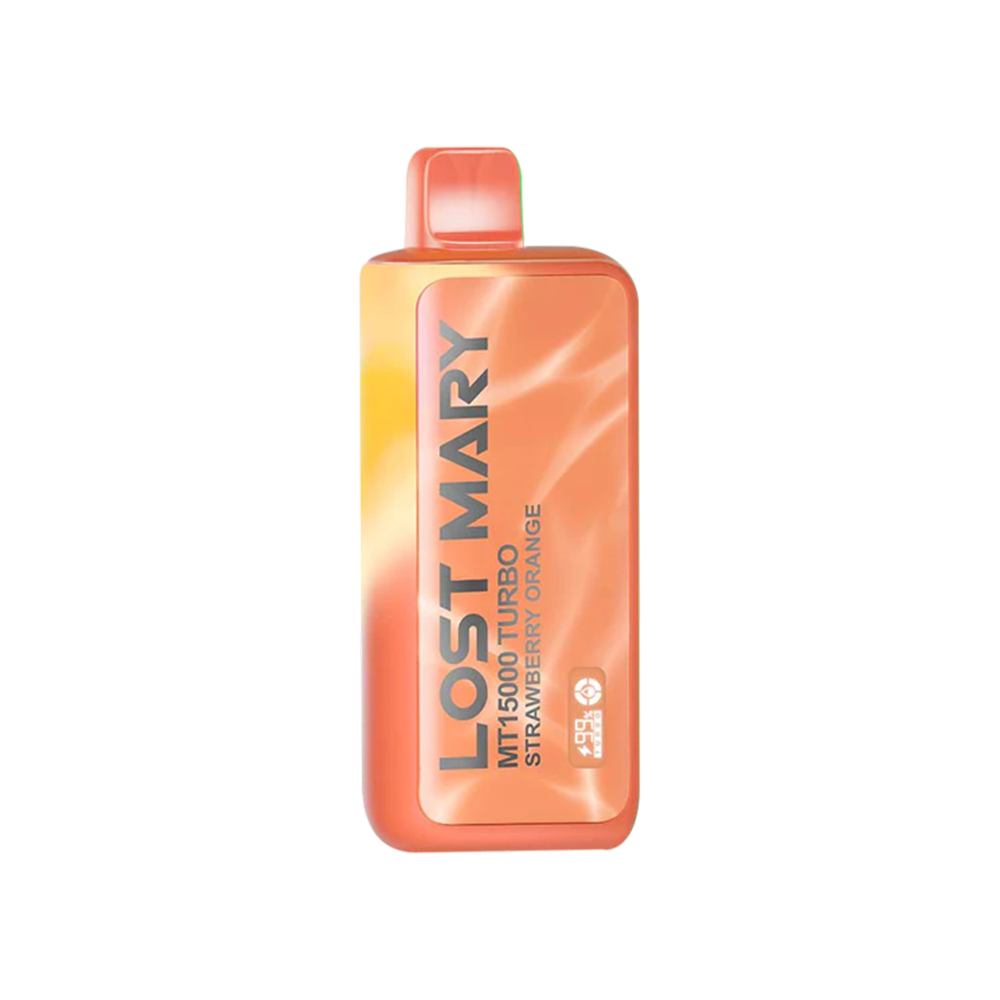 Lost Mary MT15000 Turbo E-Cig Disposable 15000 Puff 16mL 50mg Strawberry Orange